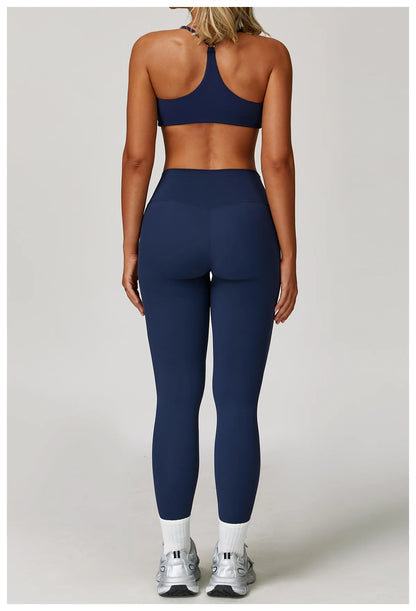 Yoga Suit Sports Set for Women Long Sleeve Athletic Wear