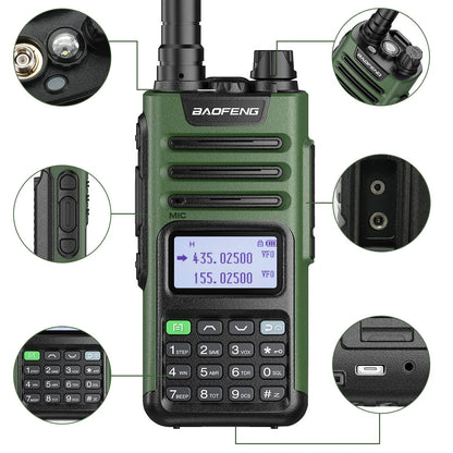 BaoFeng M-13 PRO V2 High Power Multi Band Walkie Talkie