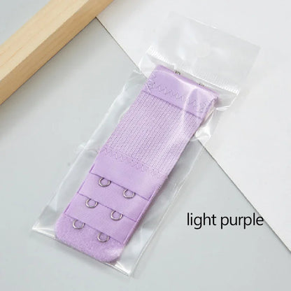 2 Hooks Elastic Bra Extenders for Women, Polyester