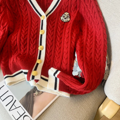 Cashmere V Neck Pullover Knitwear Jumper for Women