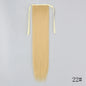 Long Straight Clip-in Ponytail Hair Extension Black