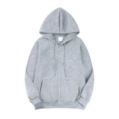 Men's Casual Long Sleeve Zipper Hoodie Jacket