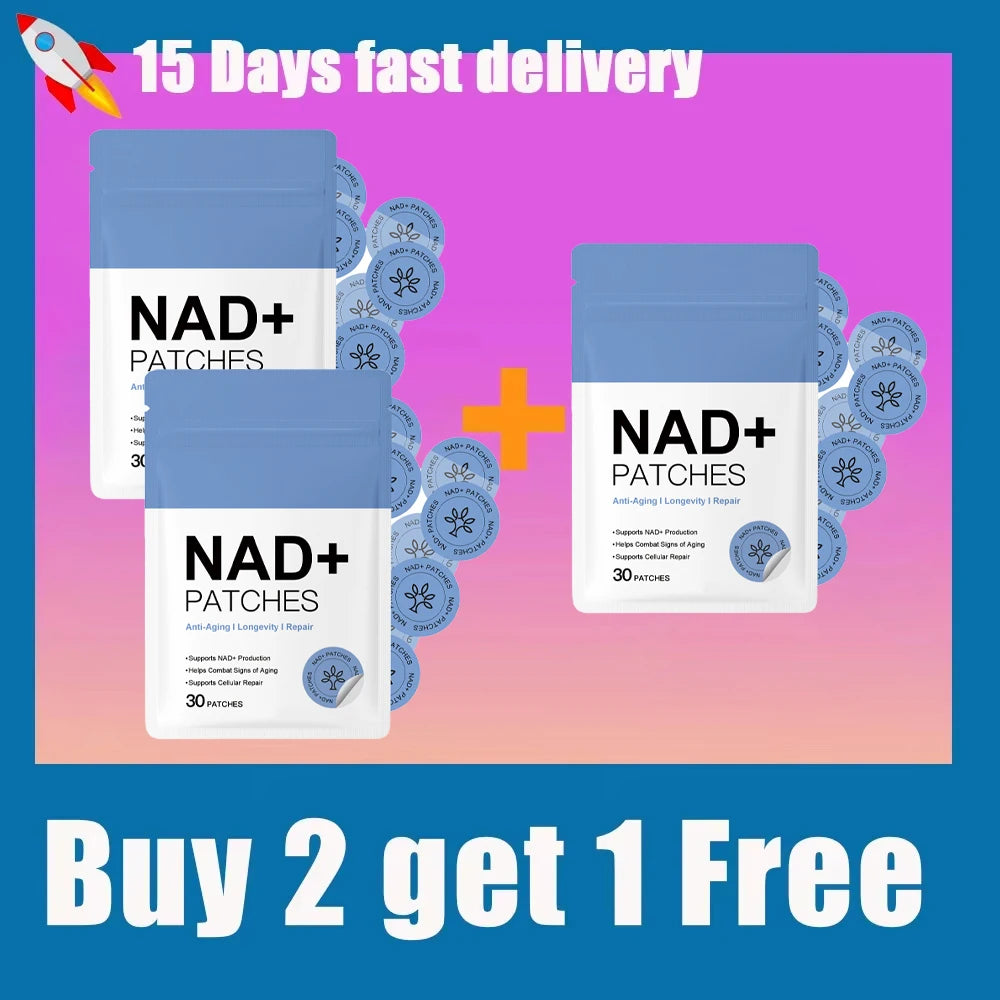 30PCS NAD+ Body Management Patch Skin Friendly Support Sticker