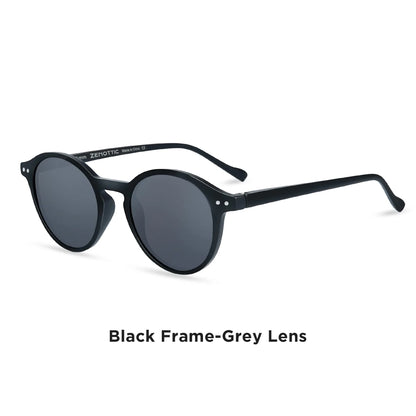 ZENOTTIC Retro Circular Polarized Sunglasses S Size