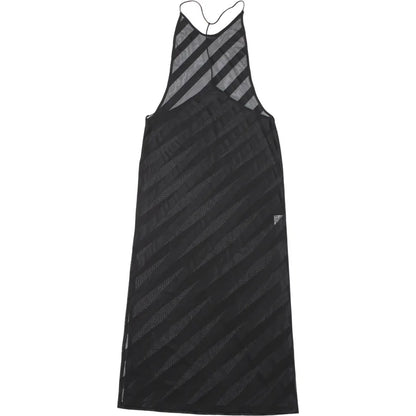 Mesh See Through Halter Maxi Dress for Women