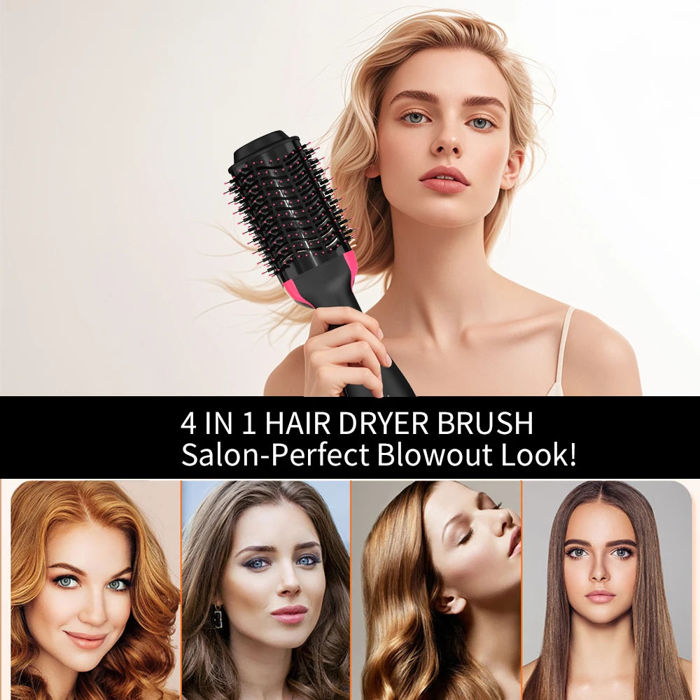 LISAPRO 3 In 1 Hot Air Brush Hair Dryer and Volumizer
