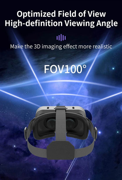 3D Virtual Reality Glasses Headset for Smartphones