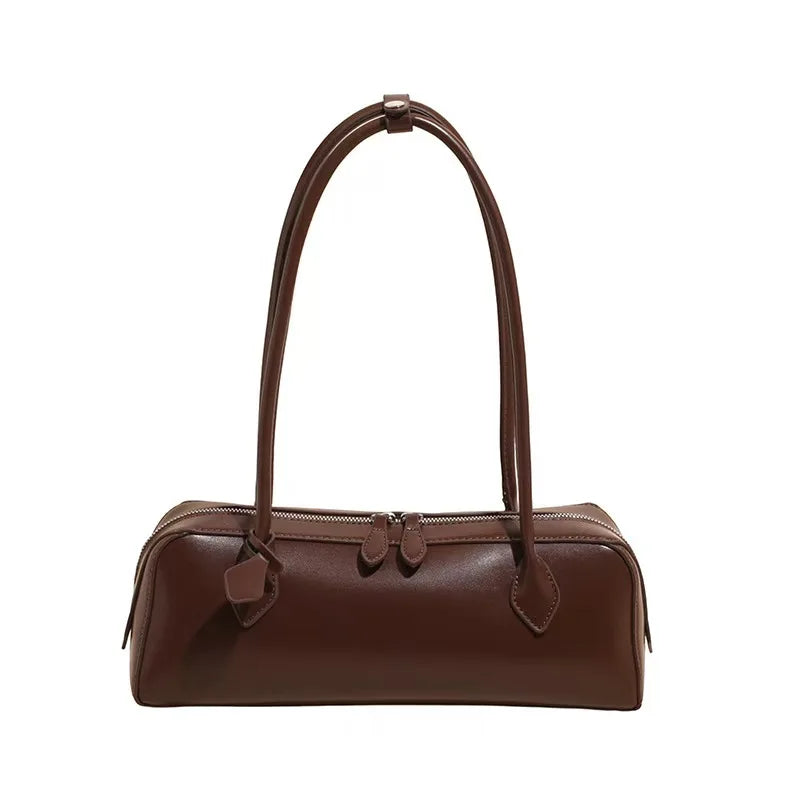 Vintage Cowhide Shoulder Bag for Women