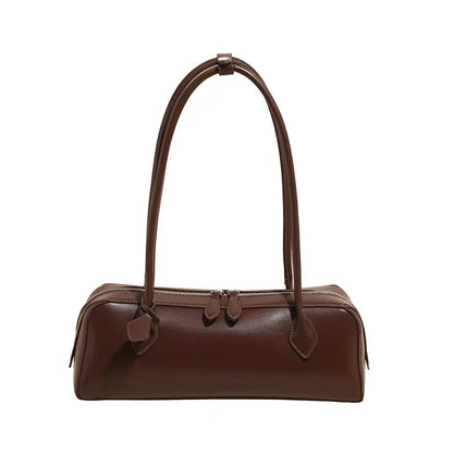 Vintage Cowhide Shoulder Bag for Women