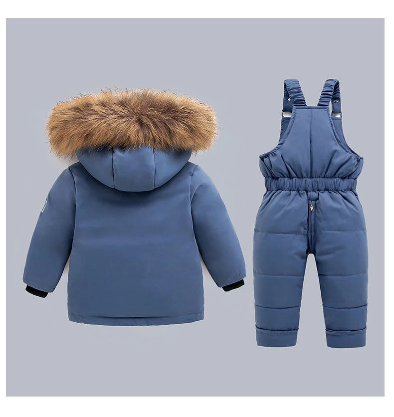 Winter Down Jacket for Boys and Girls Thicken Snowsuit