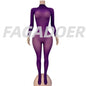 Sexy Mesh See Through Bodycon Jumpsuit for Women