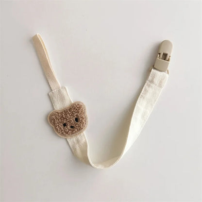 Cute Bear Baby Pacifier Chain Clip Holder