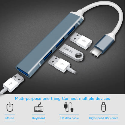 4-in-1 USB C Hub 3.0 Multi-Port Adapter