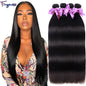 Fayniss 100% Real Human Hair Straight Bundles