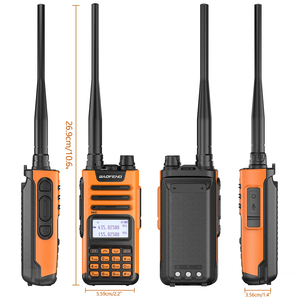 BaoFeng M-13 PRO V2 High Power Multi Band Walkie Talkie