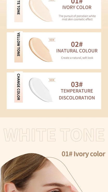 Color Changing Foundation Concealer Long Lasting Moisturizing