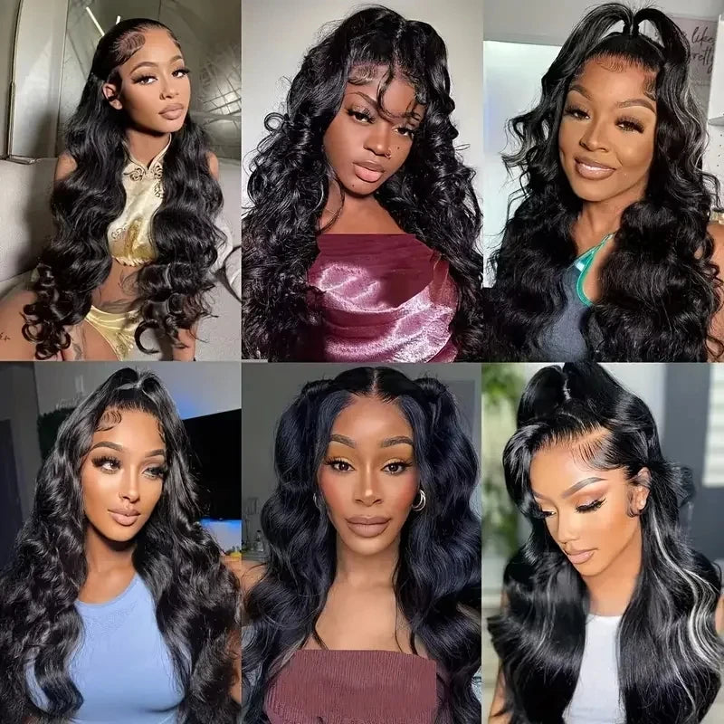 180% Density Brazilian Human Hair Lace Front Wig