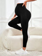 High Waist Maternity Leggings with Belly Support