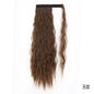 Long Straight Clip-in Ponytail Hair Extension Black