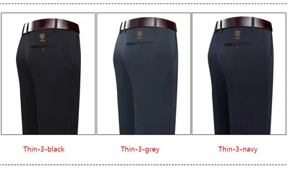 Men's Summer Casual Suit Pants Plus Size 28-42