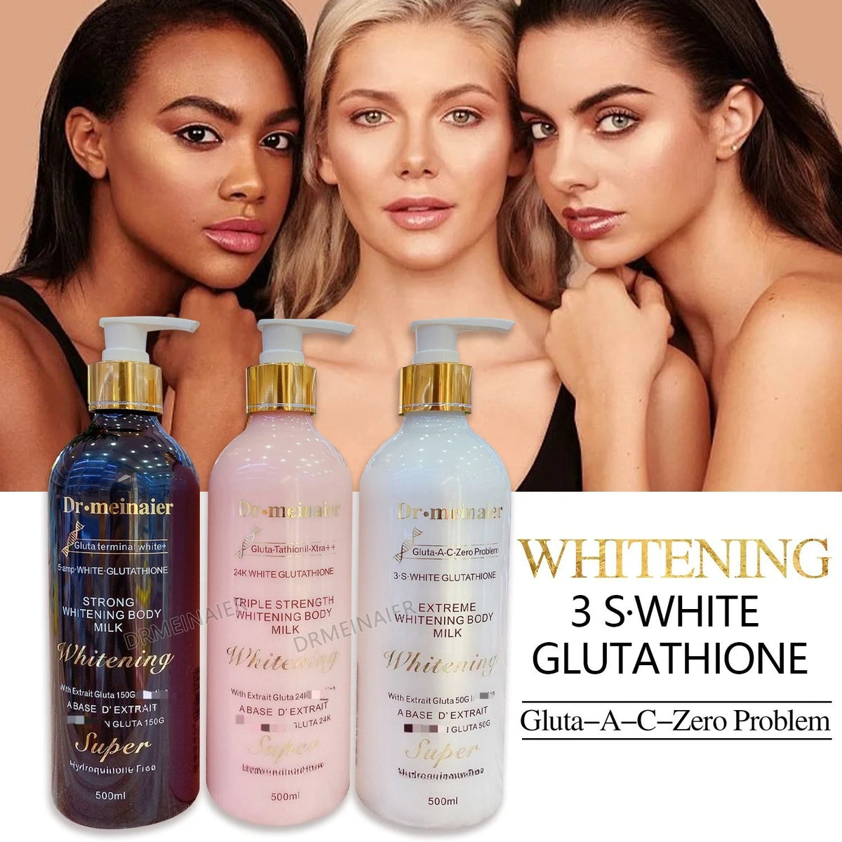 24K Gold Glutathione Body Lotion