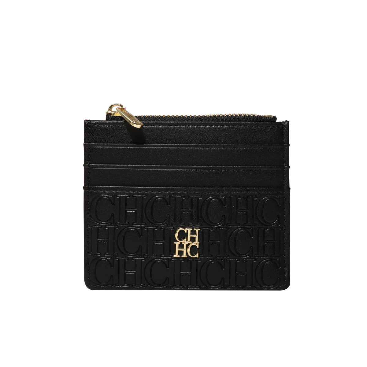 CH Women's Zipper Wallet with Letter Decoration