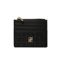 CH Women's Zipper Wallet with Letter Decoration
