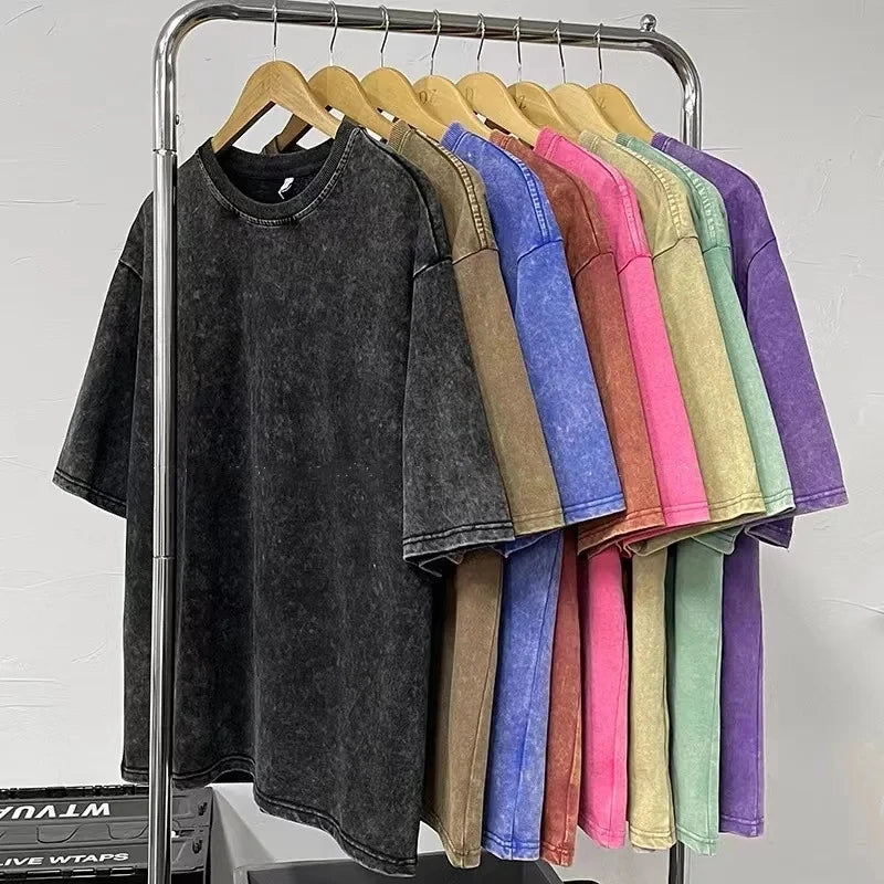 Vintage Cotton Short Sleeve T-Shirt for Women