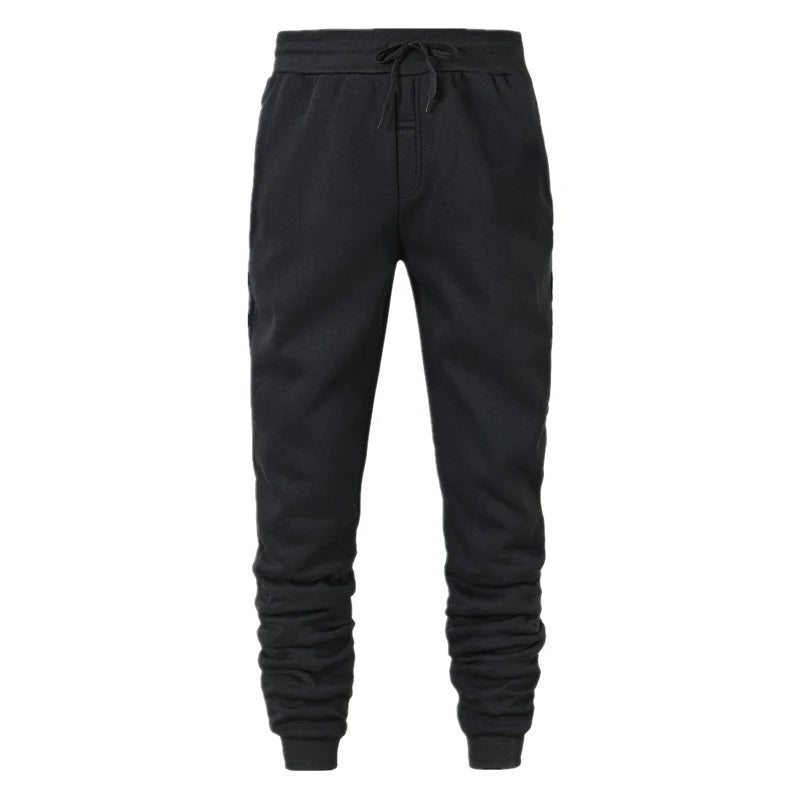 Men's Casual Polyester Sweatpants for Gym and Jogging