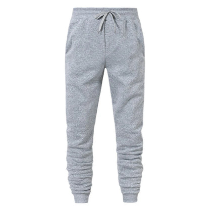 Men's Casual Polyester Sweatpants for Gym and Jogging