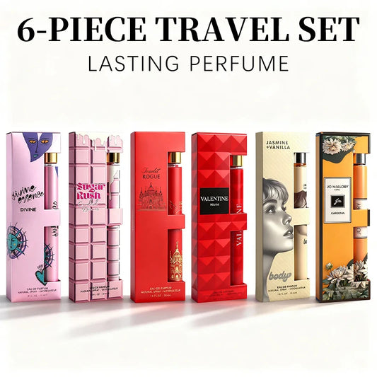 6-Piece Unisex Eau De Toilette Travel Set