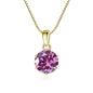 Moissanite Pendant Necklace 925 Sterling Silver Women