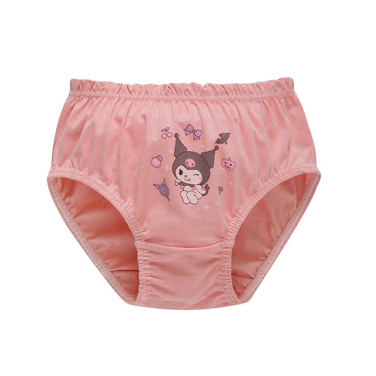 Cotton Girls Briefs with Cartoon Characters