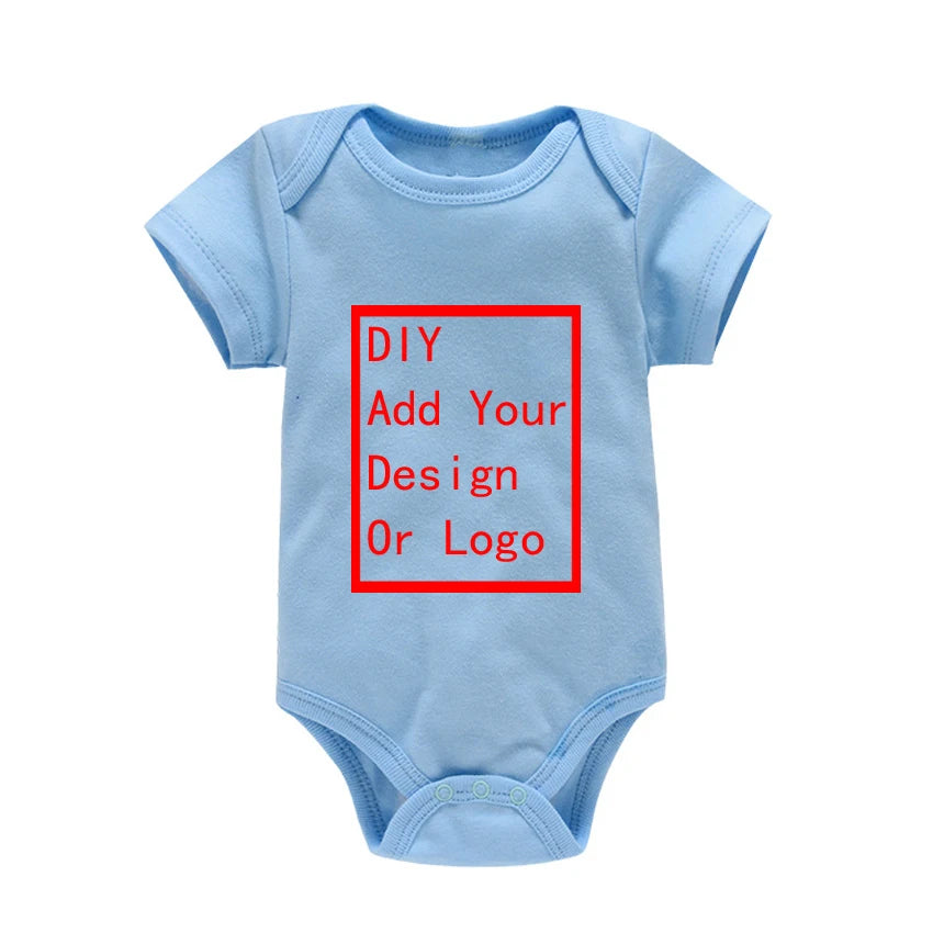Newborn Baby White Cotton Short Sleeve Romper