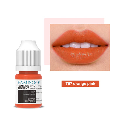 FAMISOO 5ML Permanent Makeup Pigment for Lips and Eyebrows