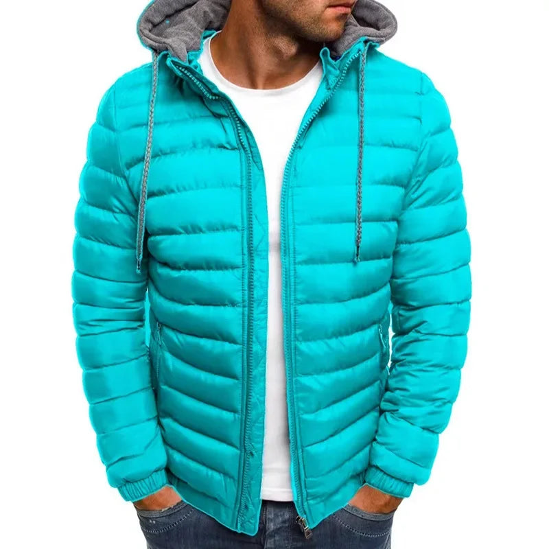 Hooded Zipper Jacket for Outdoor Leisure Sports