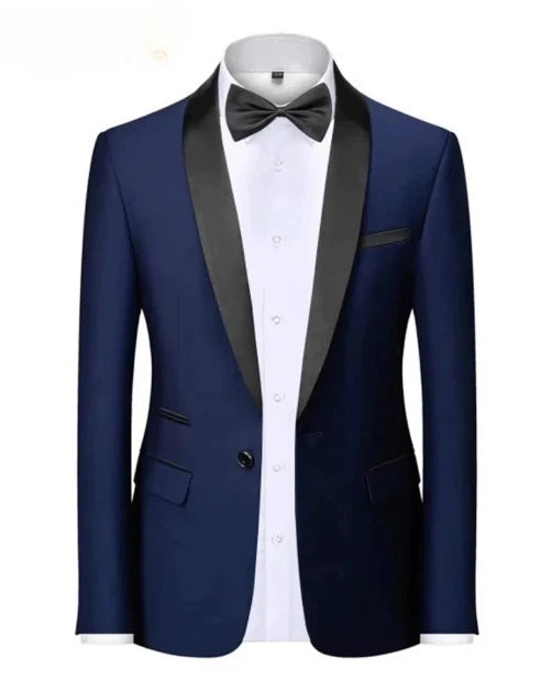 Men Slim Fit Tuxedo Suit for Weddings and Parties