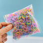 Colorful Elastic Hair Bands 1000 Pieces for Kids