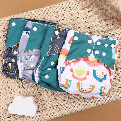 Happyflute Eco-Friendly Cloth Diaper Set for Babies