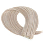30 Inch Bone Straight Synthetic Hair Bundles Piano Blonde Ombre
