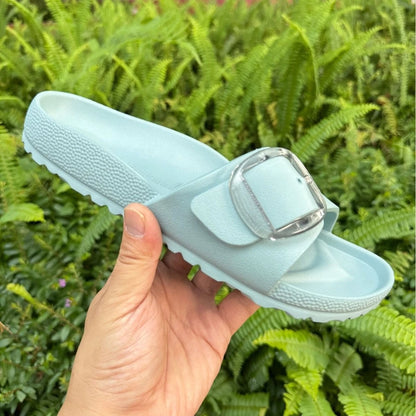 EVA Flat Sandals with One Strap for Women
