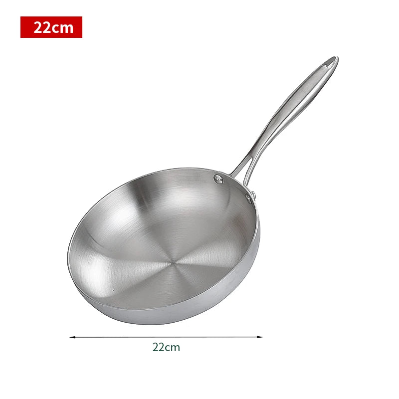 304 Stainless Steel Nonstick Frying Pan 28cm