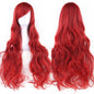 Soowee Curly Long Green Synthetic Hair Wig for Women