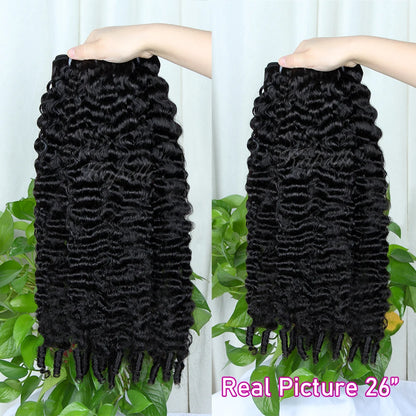 30 Inch 15A Burmese Curly Human Hair Bundles