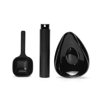 Leeseph Ceramic Coffee Bean Dosing Cup Set Black White