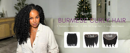 30 Inch 15A Burmese Curly Human Hair Bundles