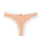 BZEL Women's Lace Floral G-String Leopard Panties