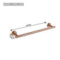 Brushed Rose Gold Metal Bath Hardware Set