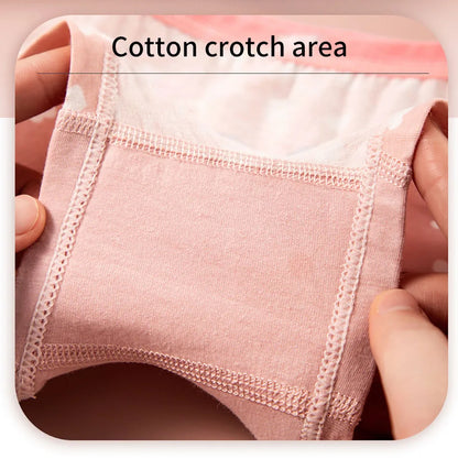 Summer Girl Cartoon Cotton Boyshorts Underwear Set