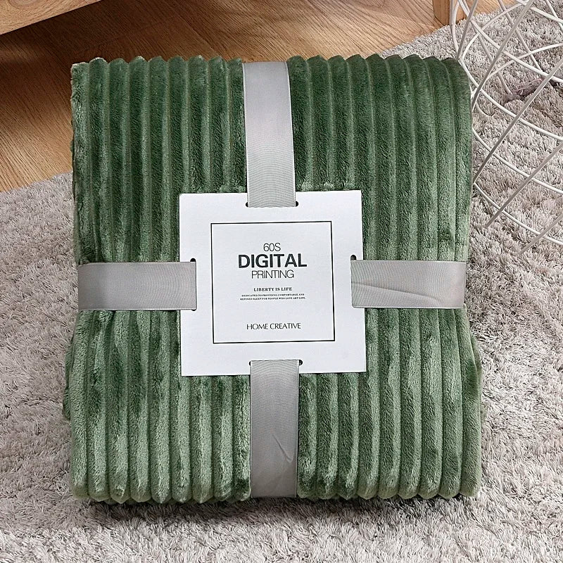 Coral Velvet Blanket Plush Soft Warm Throw